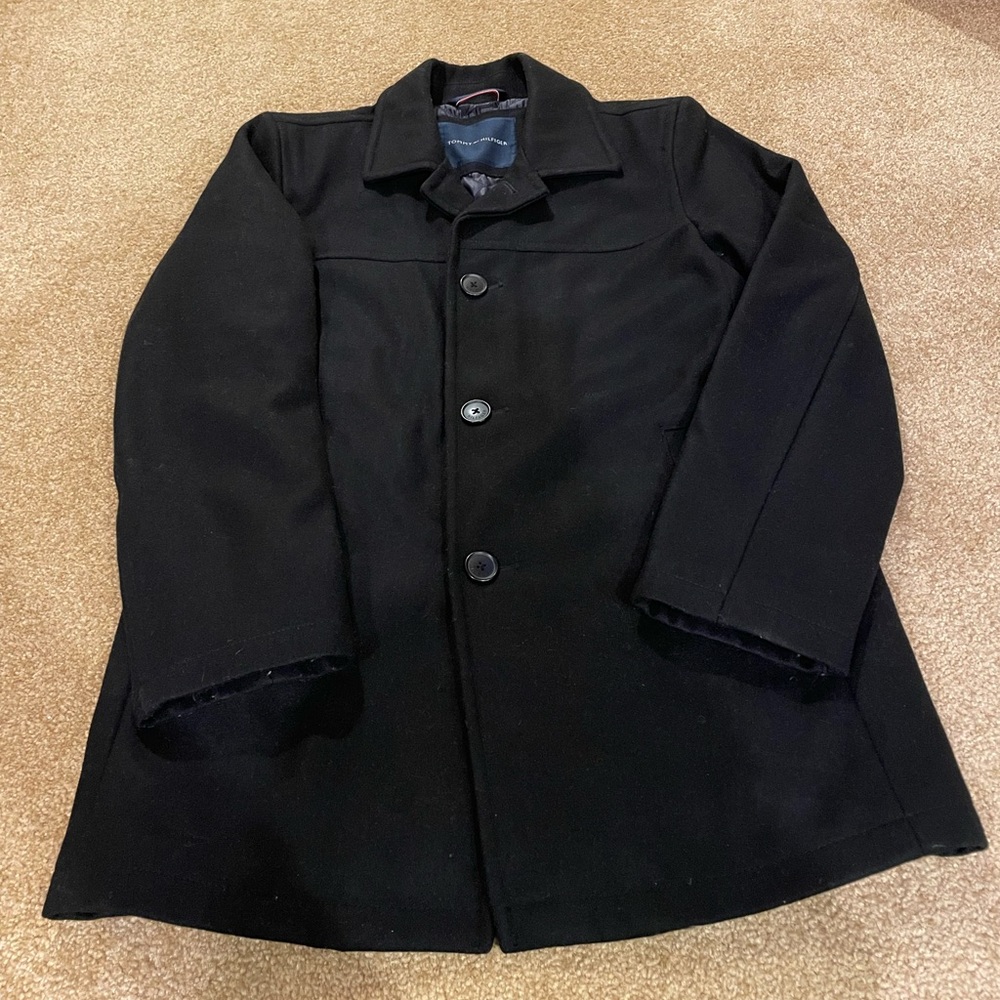 Men’s Tommy Hilfiger Black Peacoat